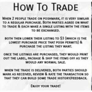I trade!